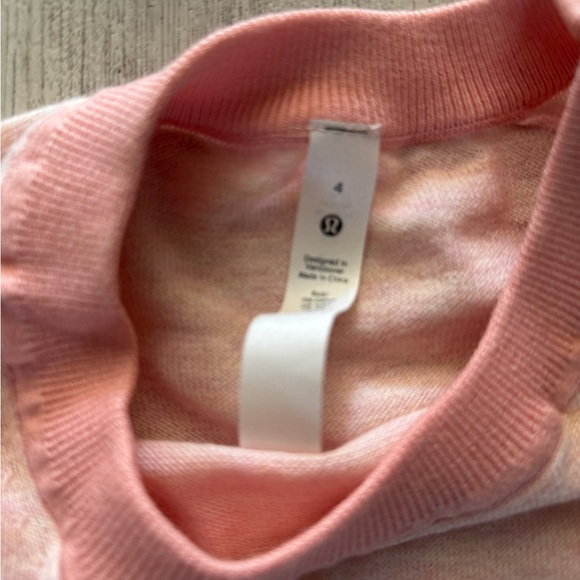 NWT Lululemon Silk Blen Crew Neck Sweater Size 4 - Picture 6 of 6